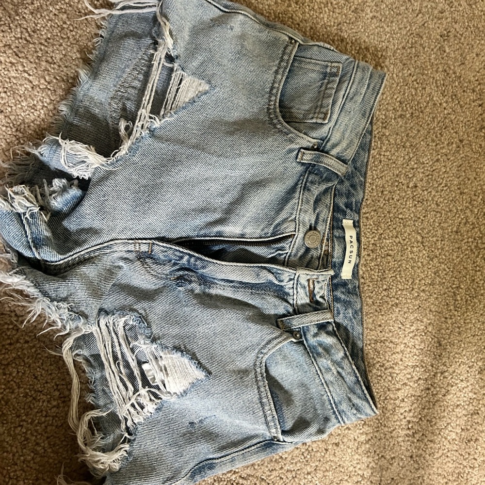 Pacsun Casual Distressed Denim Shorts